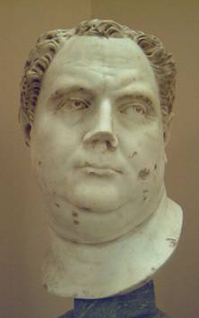 Vitellius Roman Emperor reigned 69 CE  Musei Capitolini Roma   Photo by Louis Garcia 2008